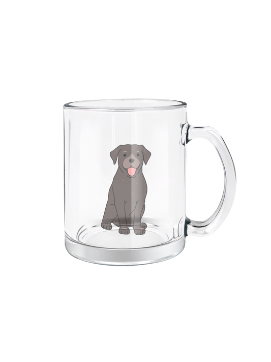 Custom Line Drawing Clear Mug