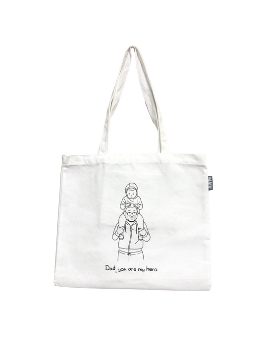 Custom drawing tote bag