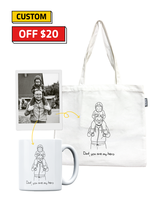Custom Tote bag&Mug set