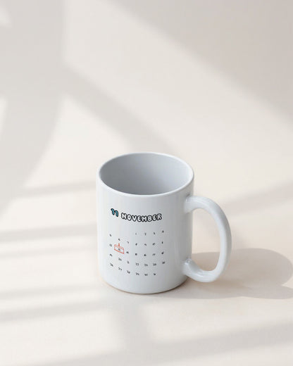 Custom Calendar Drawing Mug