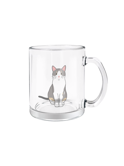 Custom Line Drawing Clear Mug