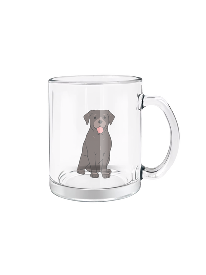 Custom Line Drawing Clear Mug