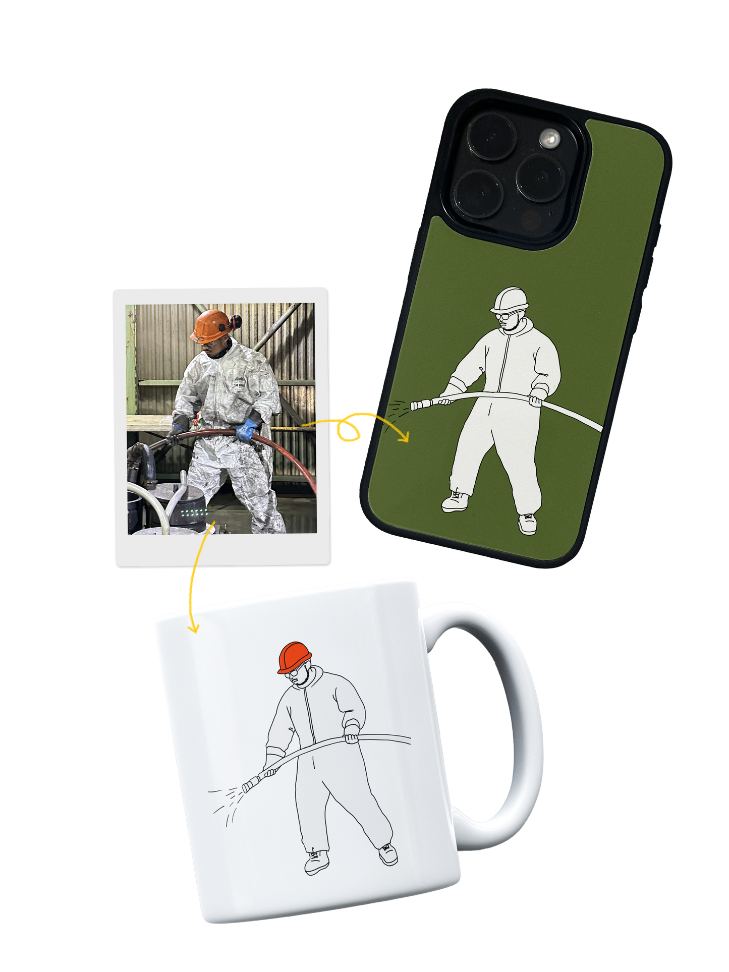 Custom Phone case&Mug set