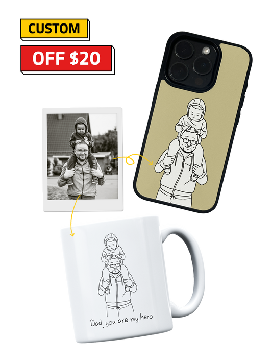 Custom Phone case&Mug set