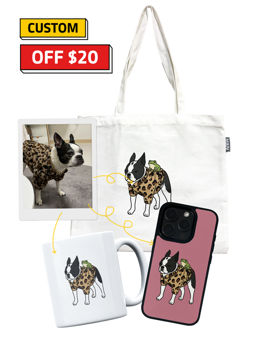 Custom Tote bag&Phone case&Mug set